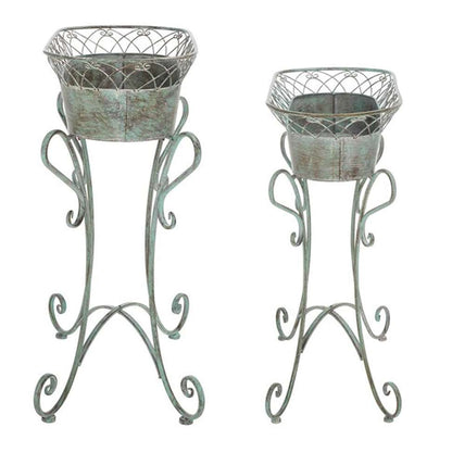 Safavieh - Hendrick Planters - Antique Dark Green  - PAT5026D veiw 2
