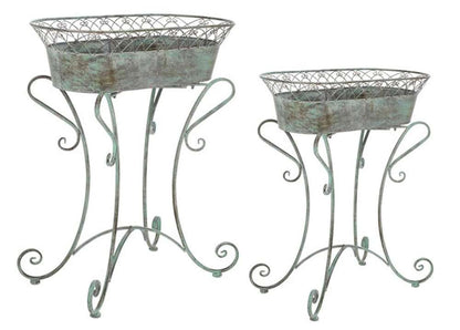 Safavieh - Hendrick Planters - Antique Dark Green  - PAT5026D veiw 3