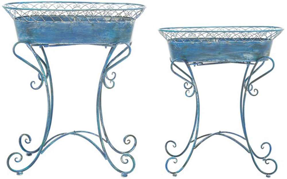 Safavieh - Hendrick Planters - Mossy Blue  - PAT5026C veiw 1