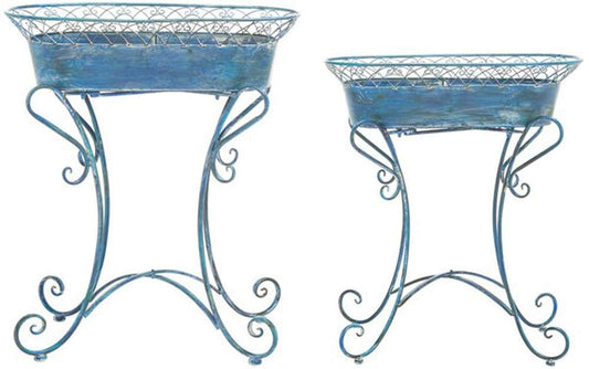Safavieh - Hendrick Planters - Mossy Blue  - PAT5026C veiw 1