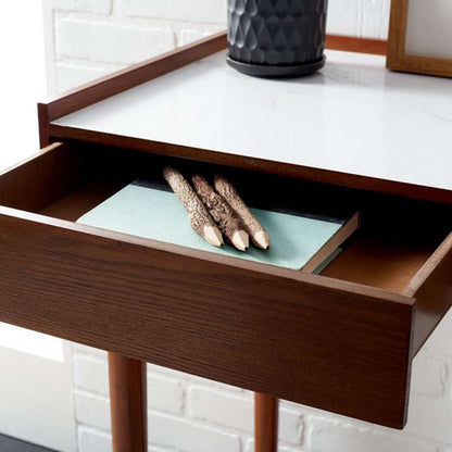 Safavieh - Henley 2 Drawer Desk - White Marble  - DSK2100F veiw 2