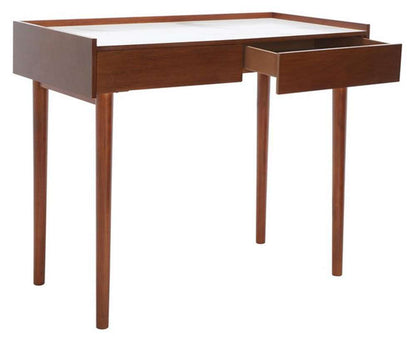 Safavieh - Henley 2 Drawer Desk - White Marble  - DSK2100F veiw 4
