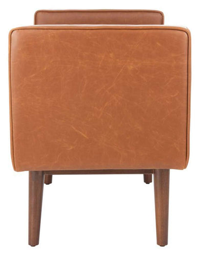 Safavieh - Henri Midcentury Bench - Light Brown - Walnut - BCH6303D veiw 4