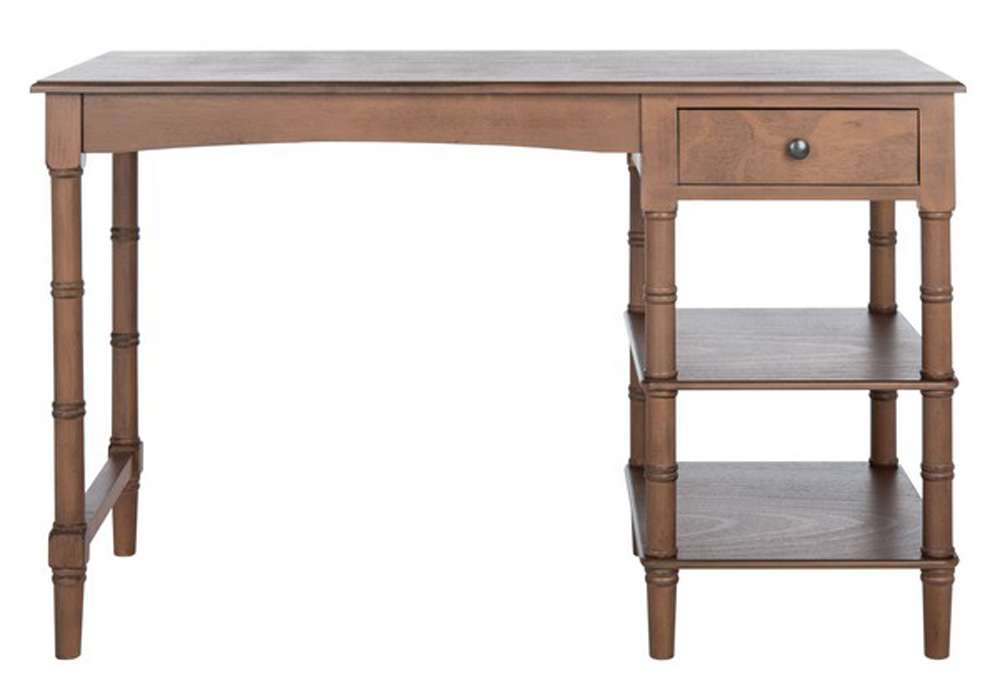 Safavieh - Henric 1 Drawer 2 Shelf Desk - Brown - DSK5712B veiw 1