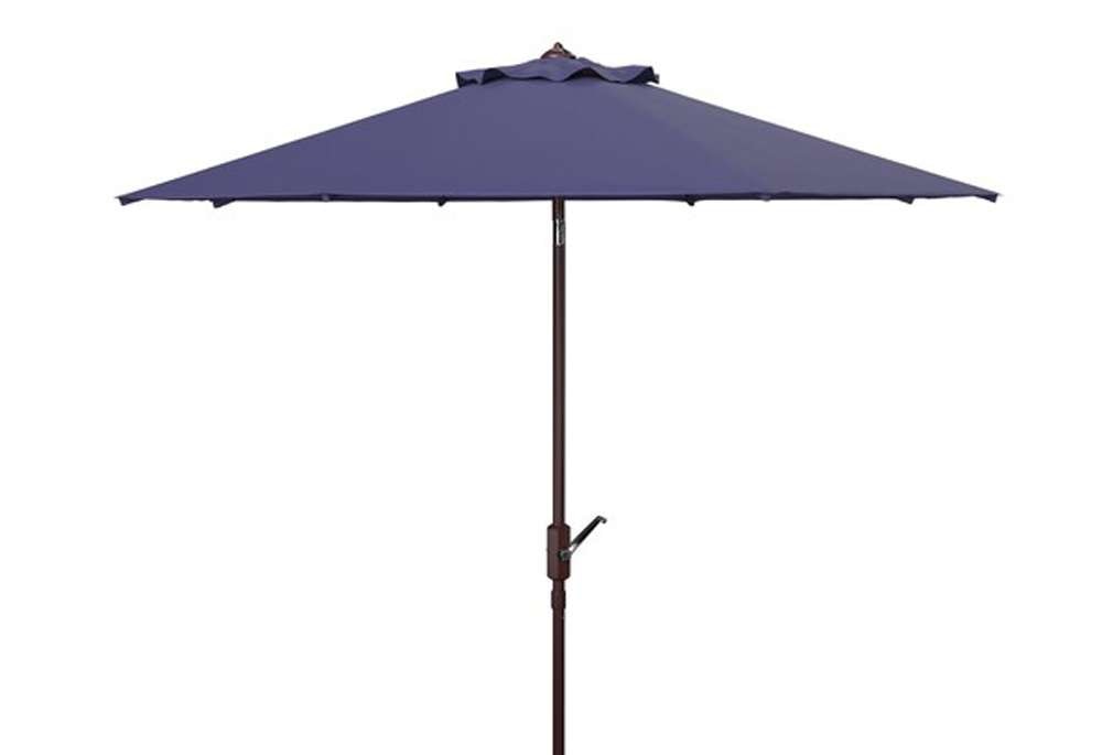 Safavieh - Herla 11Ft Auto Tilt Umbrella - Navy - PAT8101C veiw 1