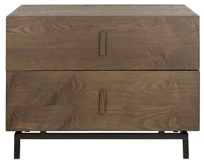 Safavieh - Herschel Cabinet - Dark Brown - Black - FOX4225A veiw 1