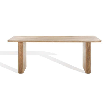 Safavieh - Couture - Hewlett Wood 80in Dining Table - Natural - SFV5749A veiw 2