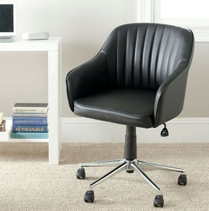 Safavieh - Hilda Desk Chair - Black - FOX8509A veiw 2