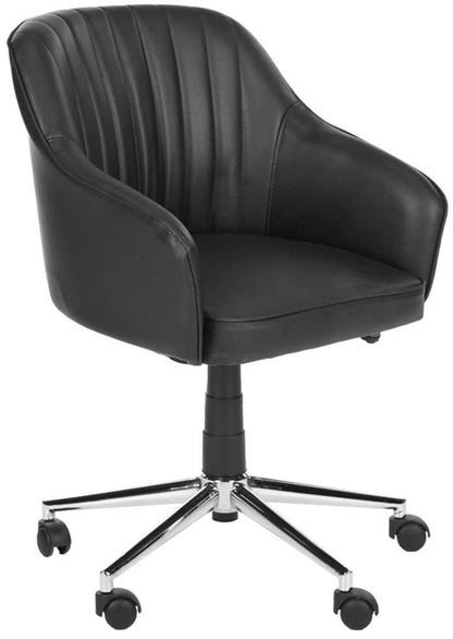 Safavieh - Hilda Desk Chair - Black - FOX8509A veiw 3
