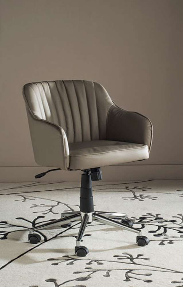 Safavieh - Hilda Desk Chair - Grey - FOX8509B veiw 2
