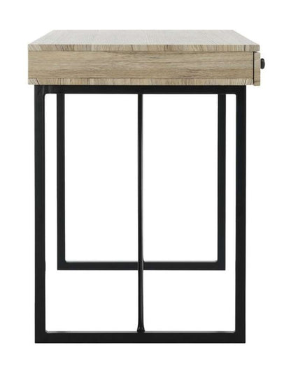 Safavieh - Hilton 3 Drawer Desk - Rustic Brown - Black - DSK2206A veiw 5
