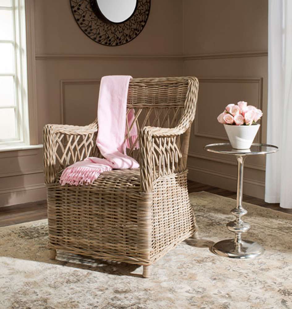 Safavieh - Hinaku Arm Chair - Natural - FOX1603A veiw 2
