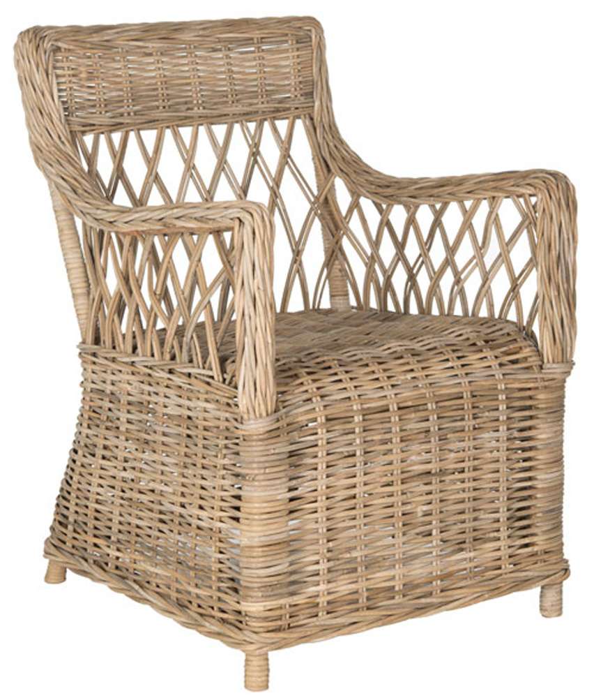 Safavieh - Hinaku Arm Chair - Natural - FOX1603A veiw 3