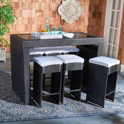 Safavieh - Horus Dining Set - Black - Beige - PAT7502A veiw 2