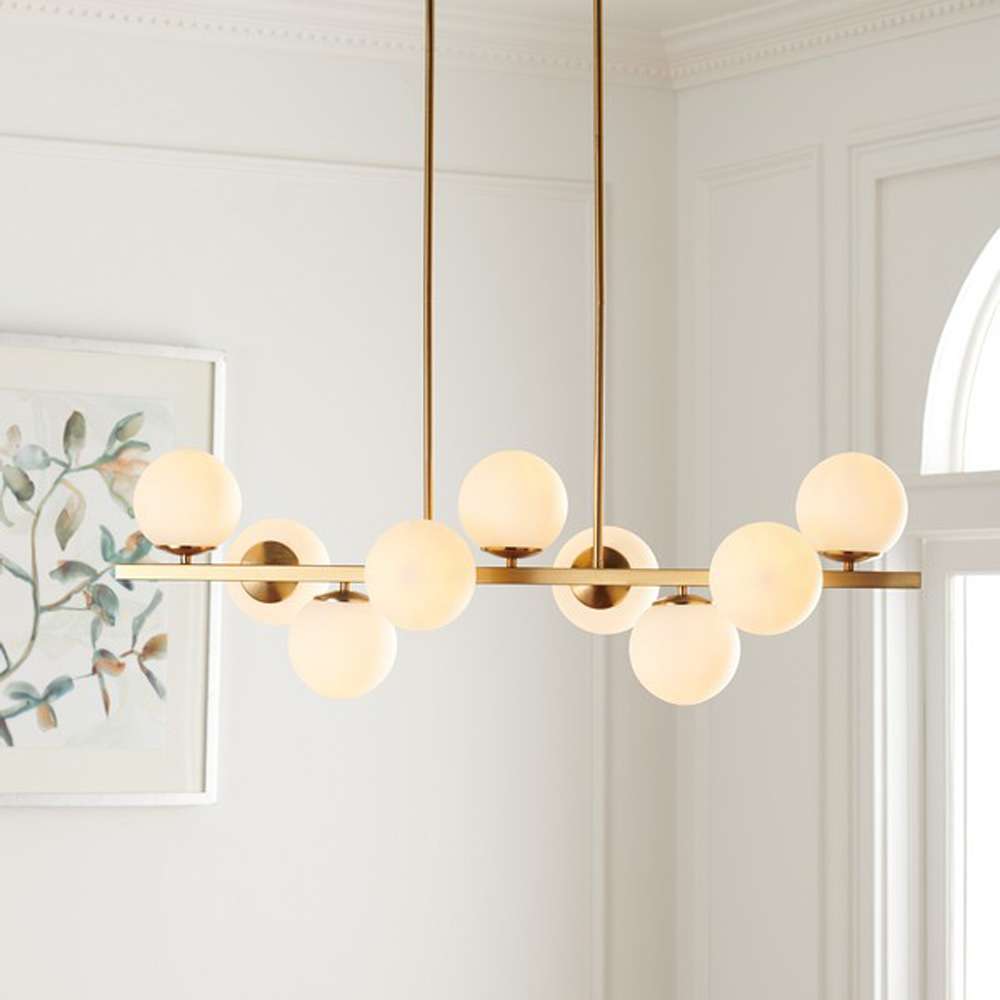 Safavieh - Imara 9Lt 13in Chandelier - Brass - CHA7006A veiw 2