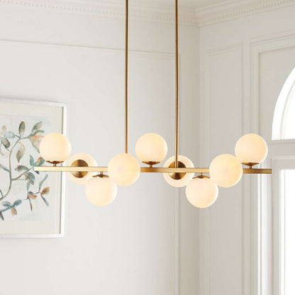 Safavieh - Imara 9Lt 13in Chandelier - Brass - CHA7006A veiw 2