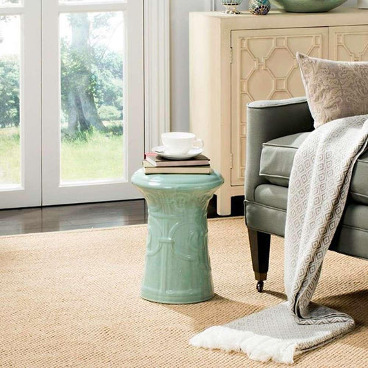 Safavieh - Imperial Garden Stool - Light Aqua - ACS4521C veiw 1