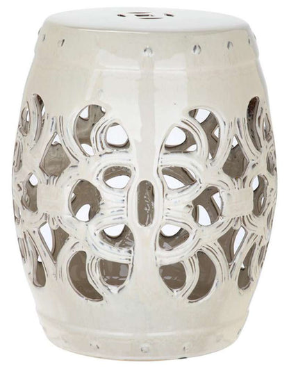 Safavieh - Imperial Vine Garden Stool - Creme - ACS4539B veiw 1
