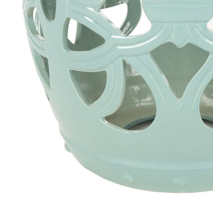 Safavieh - Imperial Vine Garden Stool - Light Blue - ACS4539C veiw 2