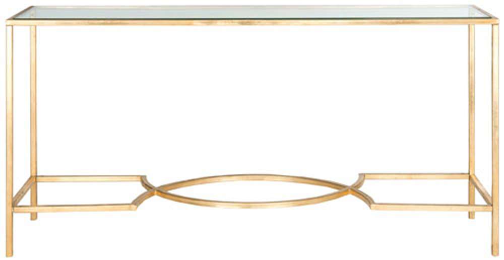 Safavieh - Inga Console - Gold - Clear - FOX2542A veiw 1