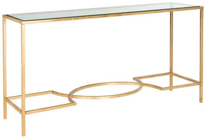 Safavieh - Inga Console - Gold - Clear - FOX2542A veiw 3