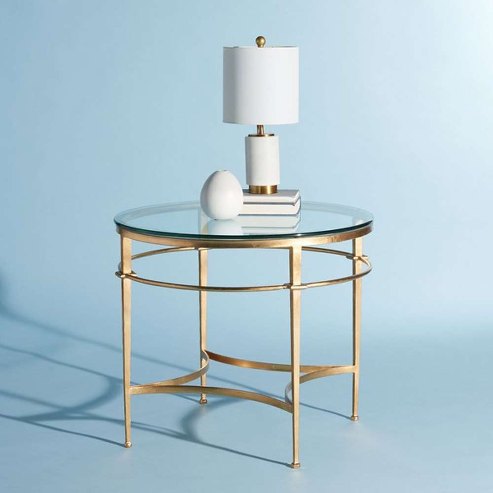 Safavieh - Couture - Ingmar Round Side Table - Gold - AMH8301A veiw 2