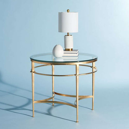 Safavieh - Couture - Ingmar Round Side Table - Gold - AMH8301A veiw 2