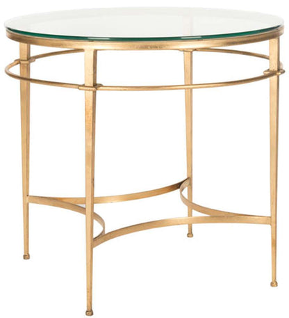 Safavieh - Couture - Ingmar Round Side Table - Gold - AMH8301A veiw 3