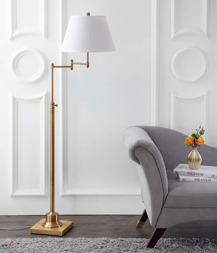 Safavieh - Ingram Swing Floor Lamp - Brass - LIT4301A veiw 1
