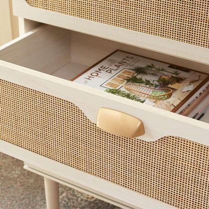 Safavieh - Irelia 3 Drawer Chest - White - Natural - CHS9602C veiw 2