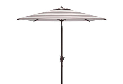 Safavieh - Iris 7.5 Square Umbrella - Grey - White - PAT8404D veiw 1