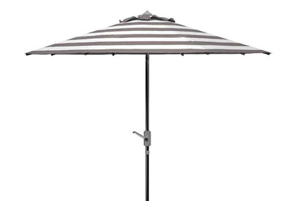 Safavieh - Iris Fashion Line 9Ft Umbrella - Grey - White - PAT8004G veiw 1