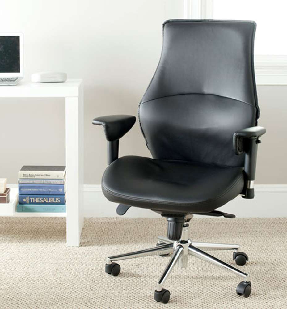Safavieh - Irving Desk Chair - Black - FOX8505A veiw 2