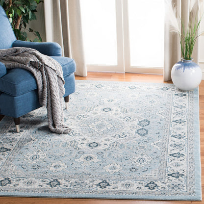 Safavieh - Isabella 916M Blue Cream - 6" X 8" - ISA916M-68 view 2