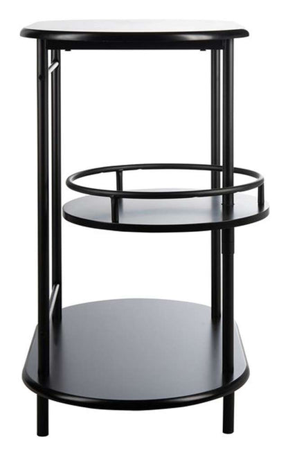 Safavieh - Iva 3 Tier Swivel Bar Table - Matte - Black - BCT8007B veiw 3