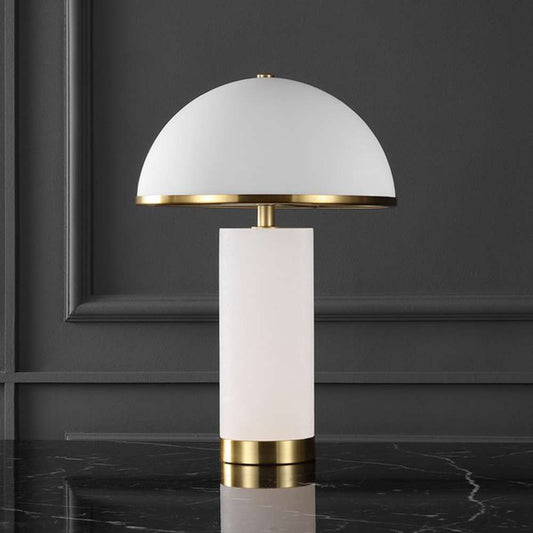 Safavieh - Couture - Izabel Alabaster Table Lamp - Gold - White - CTL1063A veiw 1