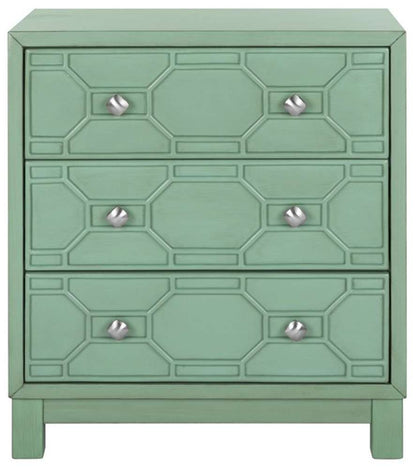 Safavieh - Izumi 3 Drawer Chest - Turquoise - CHS9201A veiw 1
