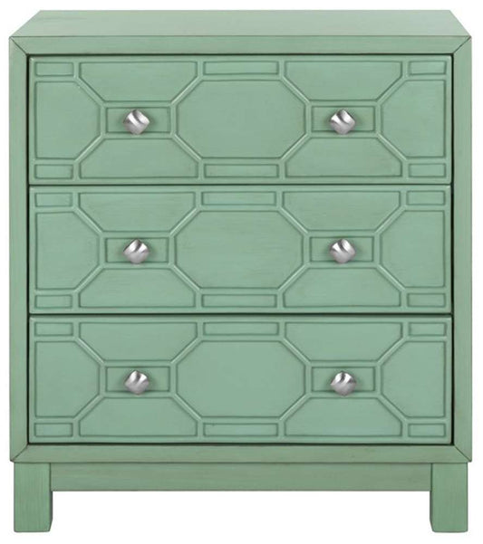 Safavieh - Izumi 3 Drawer Chest - Turquoise - CHS9201A veiw 1