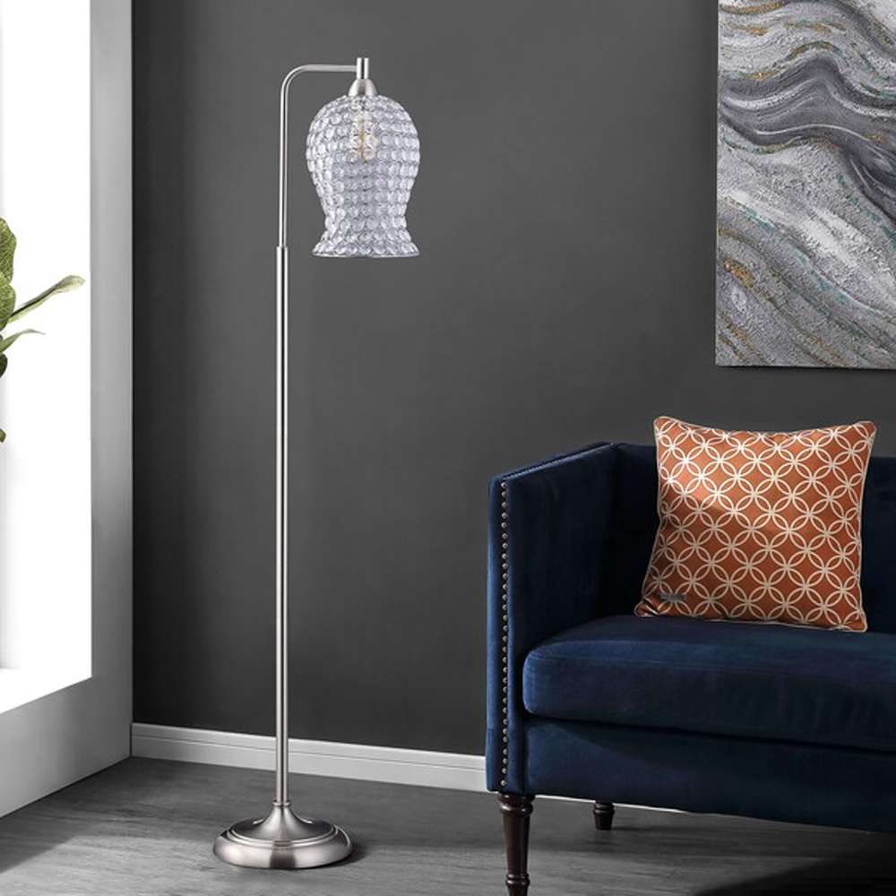 Safavieh - Izzy 61.5in Floor Lamp - Nickle - FLL4088A veiw 1