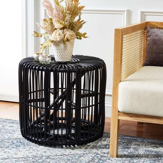 Safavieh - Jabez Round Accent Table - Black - ACC6502B veiw 2
