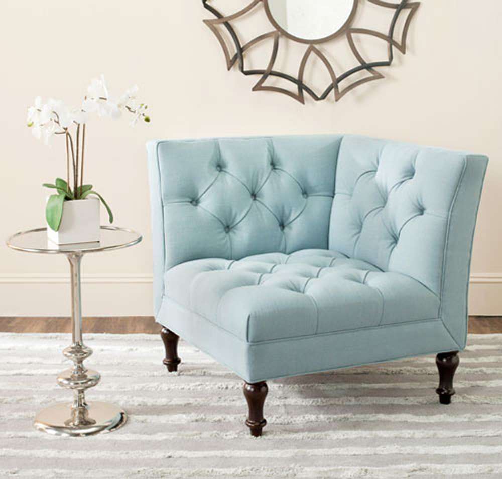 Safavieh - Jack Corner Chair - Sky Blue - MCR4643B veiw 2