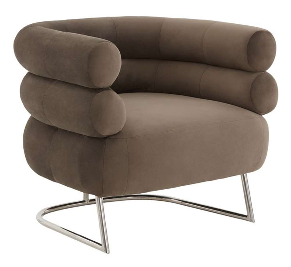 Safavieh - Couture - Jacobson Modern Accent Chair - Dark Brown - SFV4796A veiw 3