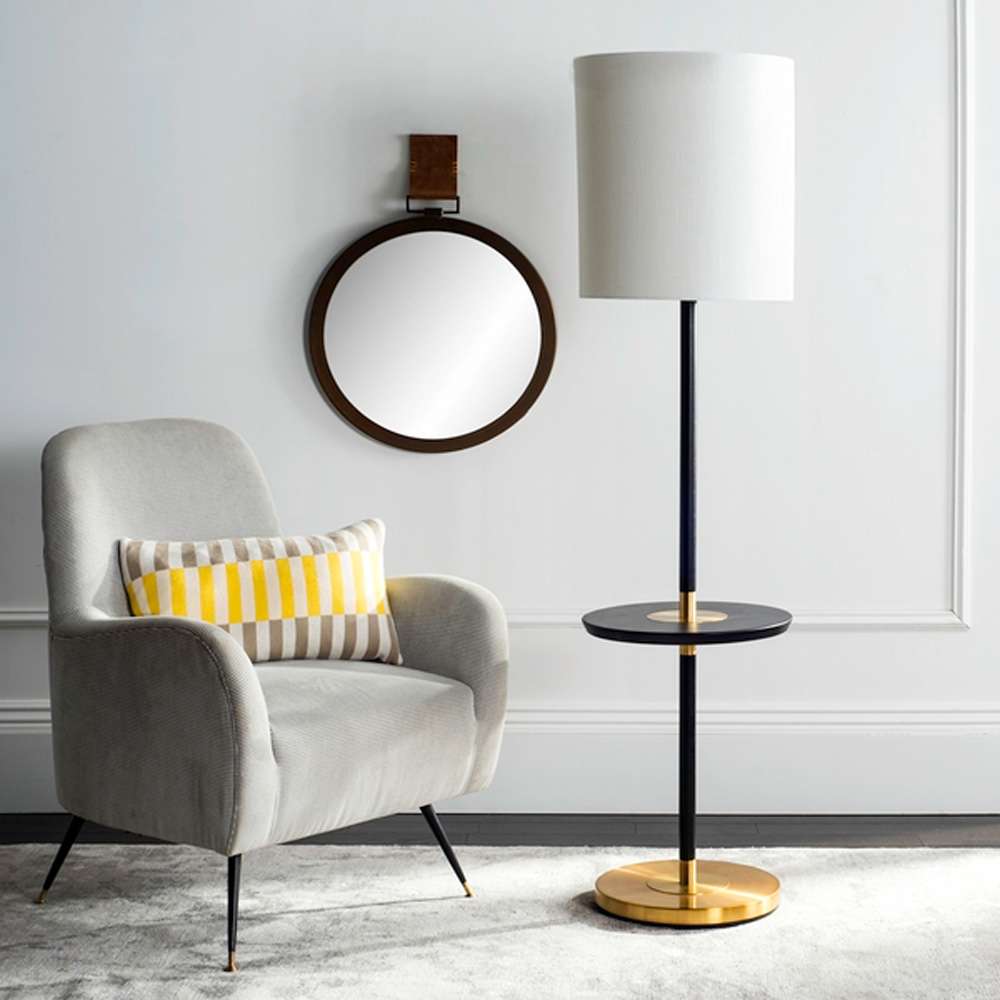 Safavieh - Janell Floor Lamp - Black - Gold - LIT4529B veiw 4