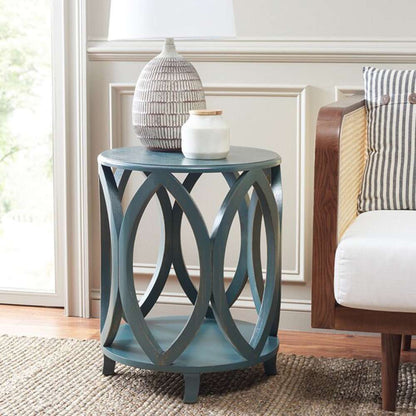 Safavieh - Janika Accent Table - Teal - AMH6607C veiw 2