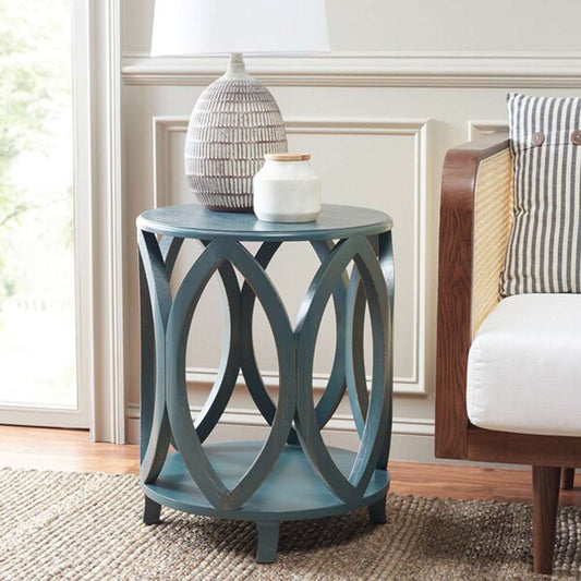 Safavieh - Janika Accent Table - Teal - AMH6607C veiw 2
