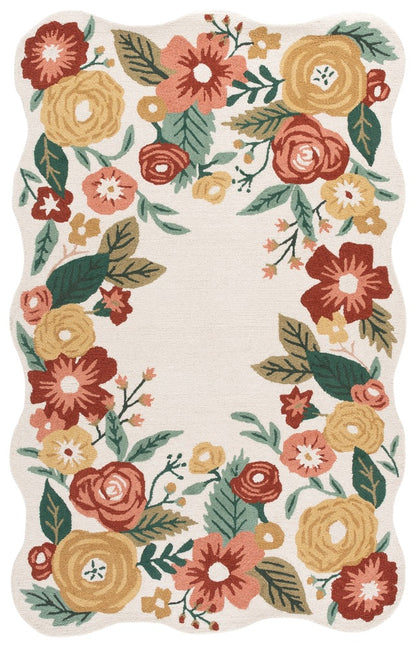 Safavieh - Jardin 201A Ivory Red - 4" X 6" - JAR201A-4 view 1