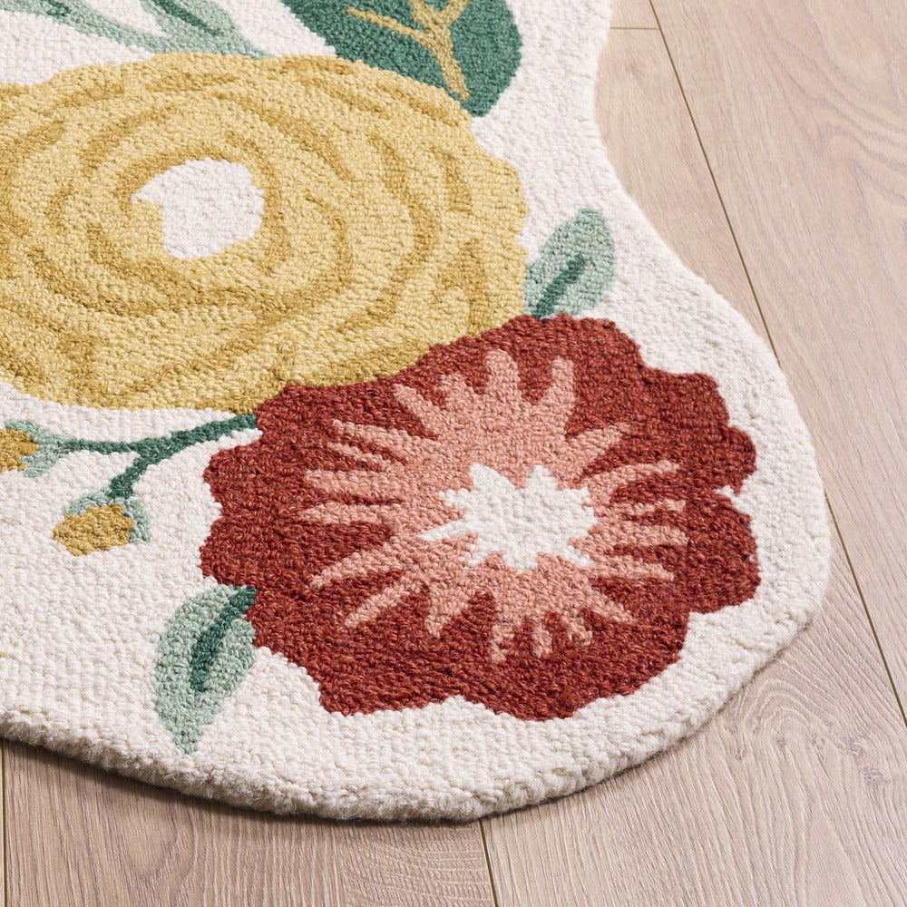 Safavieh - Jardin 201A Ivory Red - 9" X 12" - JAR201A-9 view 3