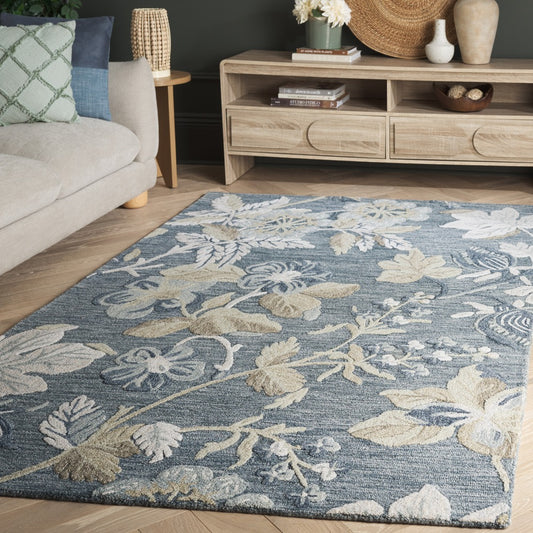 Safavieh - Jardin 470M Blue Beige - 2.3" X 3.9" - JAR470M-2339 view 2