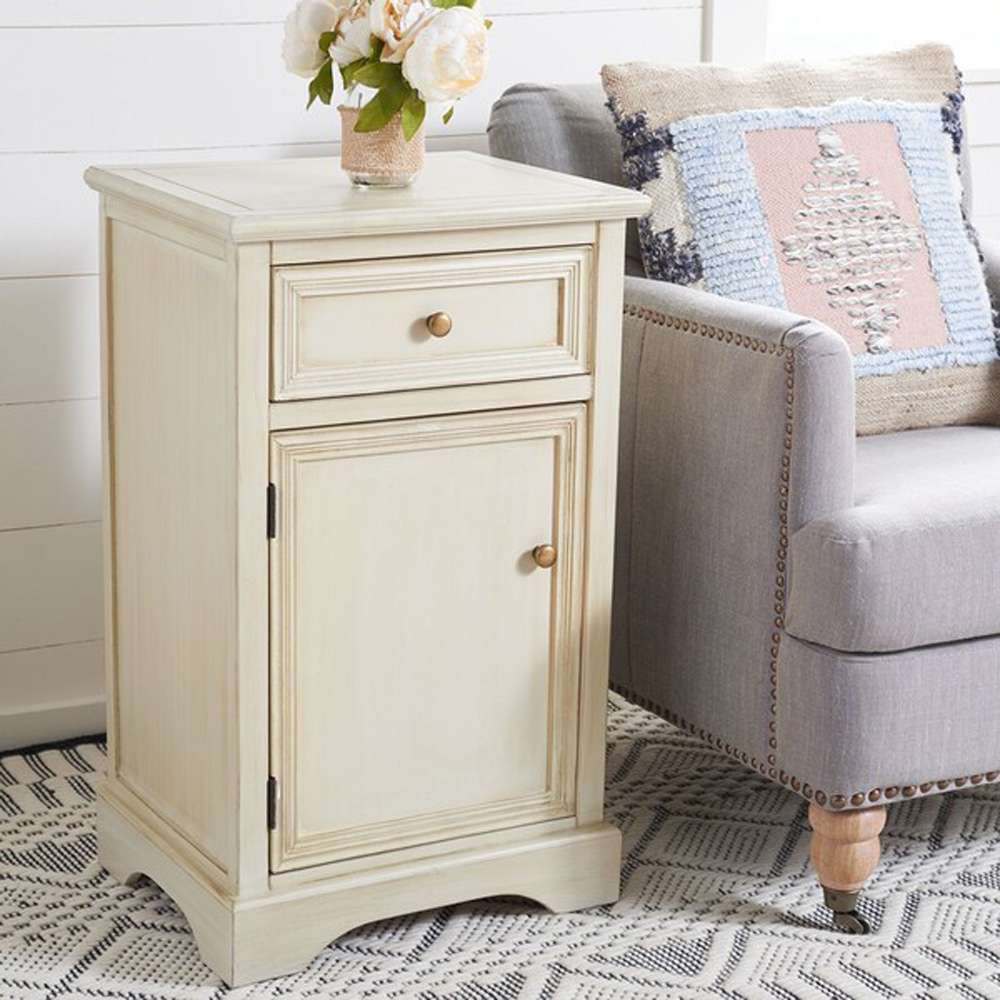 Safavieh - Jarome Night Stand W/Storage - Barley - AMH6627D veiw 2