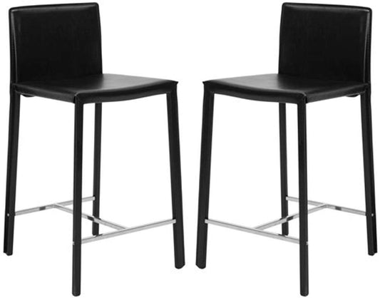 Safavieh - Jason Counter Stool - Black  (Set of 2) - FOX2003B-SET2 veiw 1